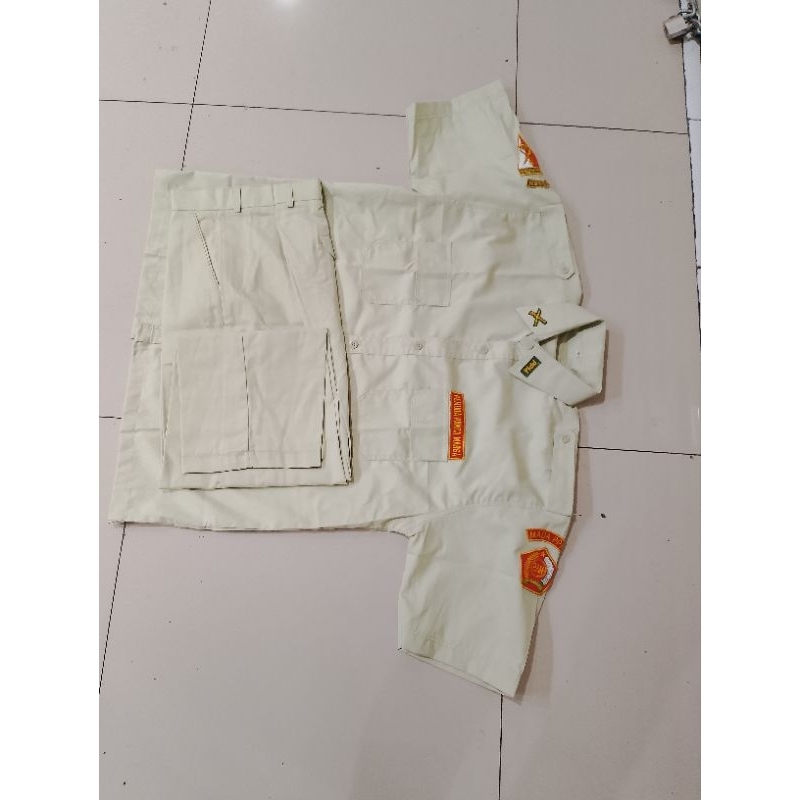 kemeja kerja baju pdh pdl setelan seragam PPM pemuda panca marga