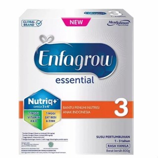 

Enfagrow Essential 3 (1-3 Tahun) 800gr Vanila - Susu Formula