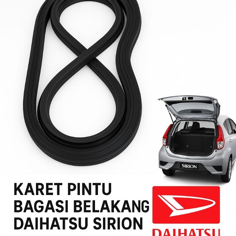 KARET PINTU MOBIL BAGASI BELAKANG DAIHATSU SIRION