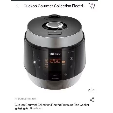 Cuckoo Rice Cooker | Electric Pressure