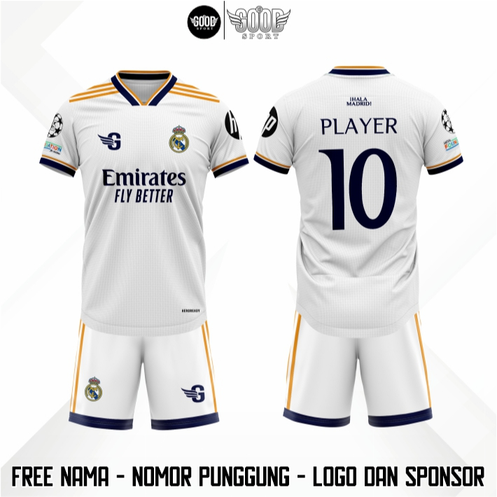 Jersey Real Madrid / Jersey Real Madrid / Kaos Bola Real Madrid / Jersey Real Madrid / Kaos Real