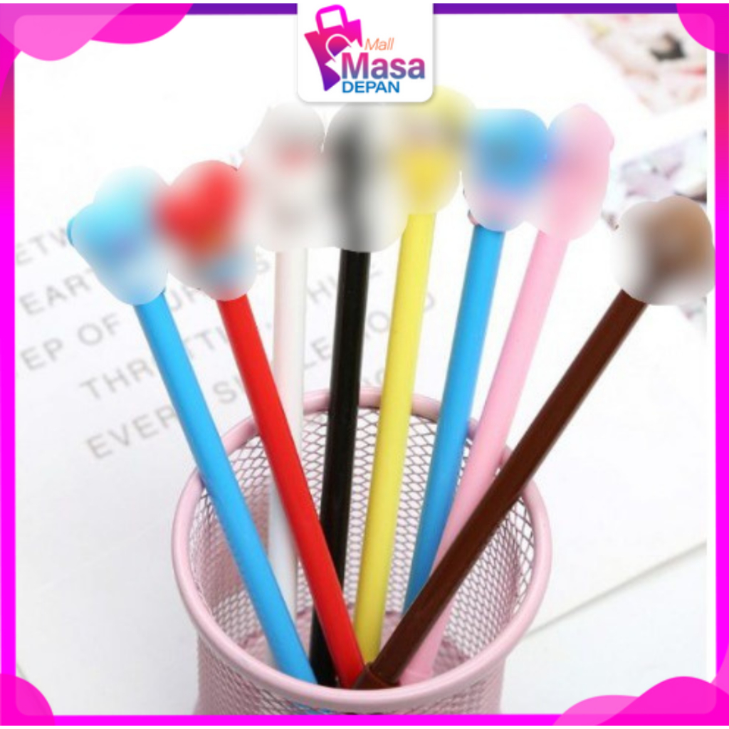 

MMD Pena Karakter ARMY Black Ink Gel Pulpen Murah Gel Bolpen Gel KPOP Alat Tulis Sekolah Kantor Murah