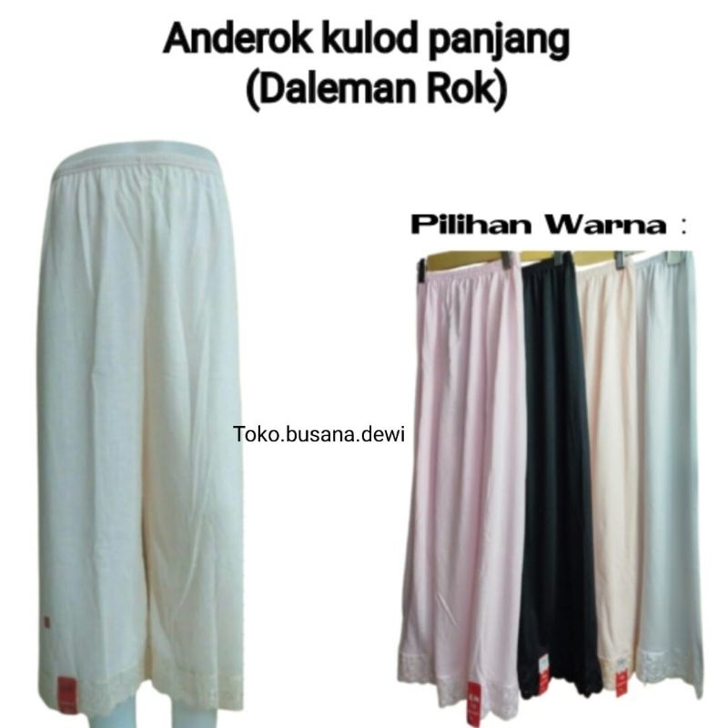 Celana Kulod Panjang Golden Nick Yutind | Celana Daleman Gamis Rok | Androk Celana Kulod Dalaman Kat