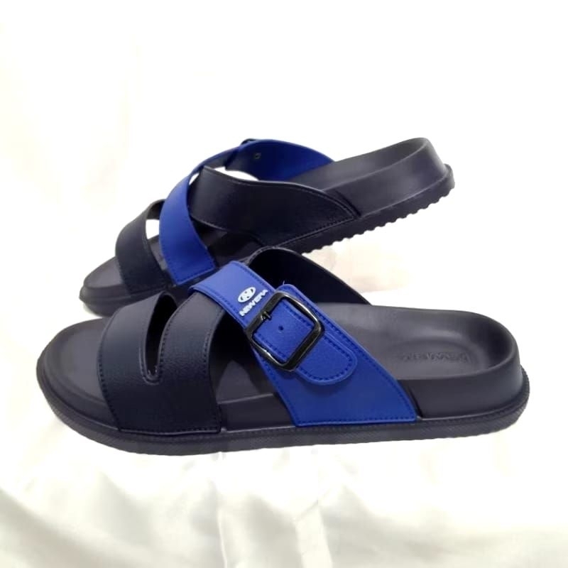 Sandal selop pria new era bahan karet empuk