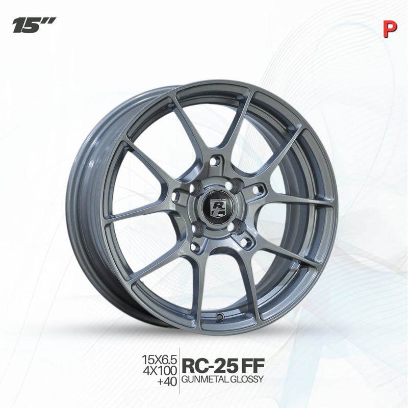 Velg Mobil RC-25 FF Gunmetal Glossy