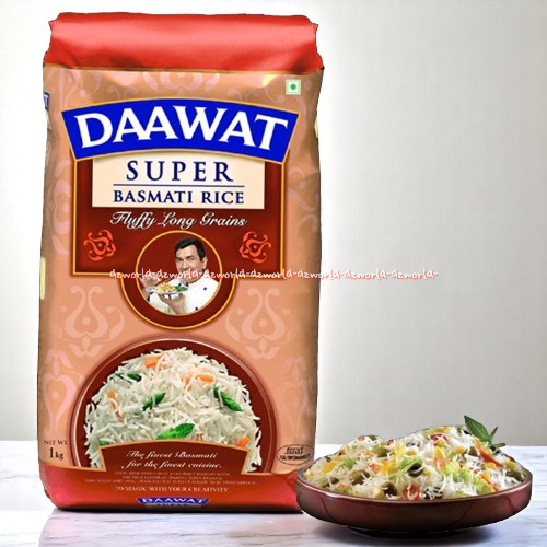 

Daawat 5kg Super Basmati Rice Fluffy Long Grains Beras Panjang Pakistan India Mudah Dimasak Padat Lembut