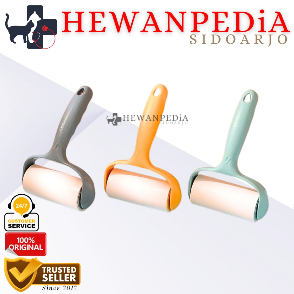 ROLL BULU Hewanpedia - Pembersih Bulu Kotoran Debu Baju Tas Sofa Jas Bulu Kucing Kelinci Anjing Hewa