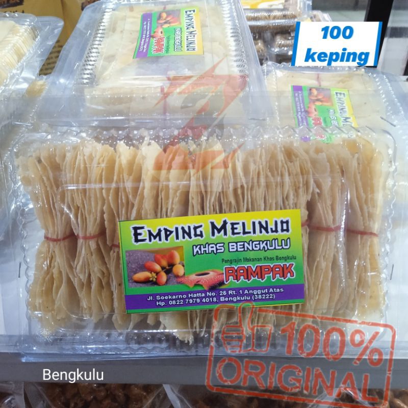 

EMPING MELINJO Camilan Oleh-Oleh Khas Bengkulu Keripik Goreng Food Snack Kering