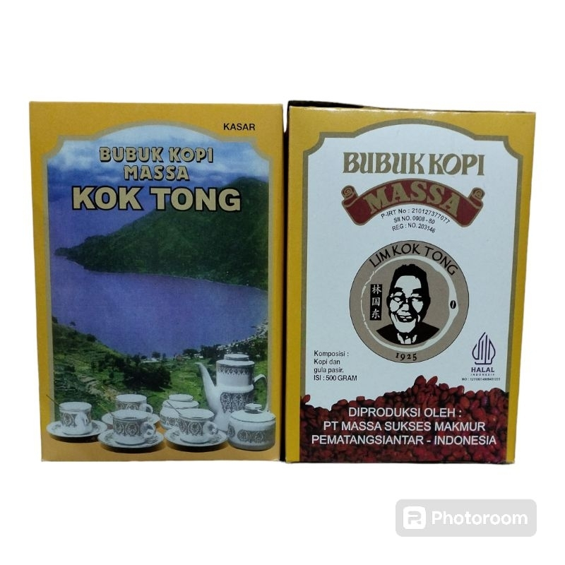 

BUBUK KOPI MASSA Prod Kilang Kopi KOK TONG Bubuk Halus 500gr Coffee Susu