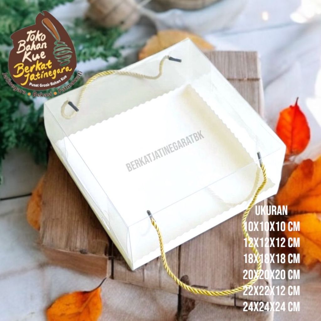 DESSERT BOX TALI  / BOX MIKA / BOX CAKE DESSERT /PCS