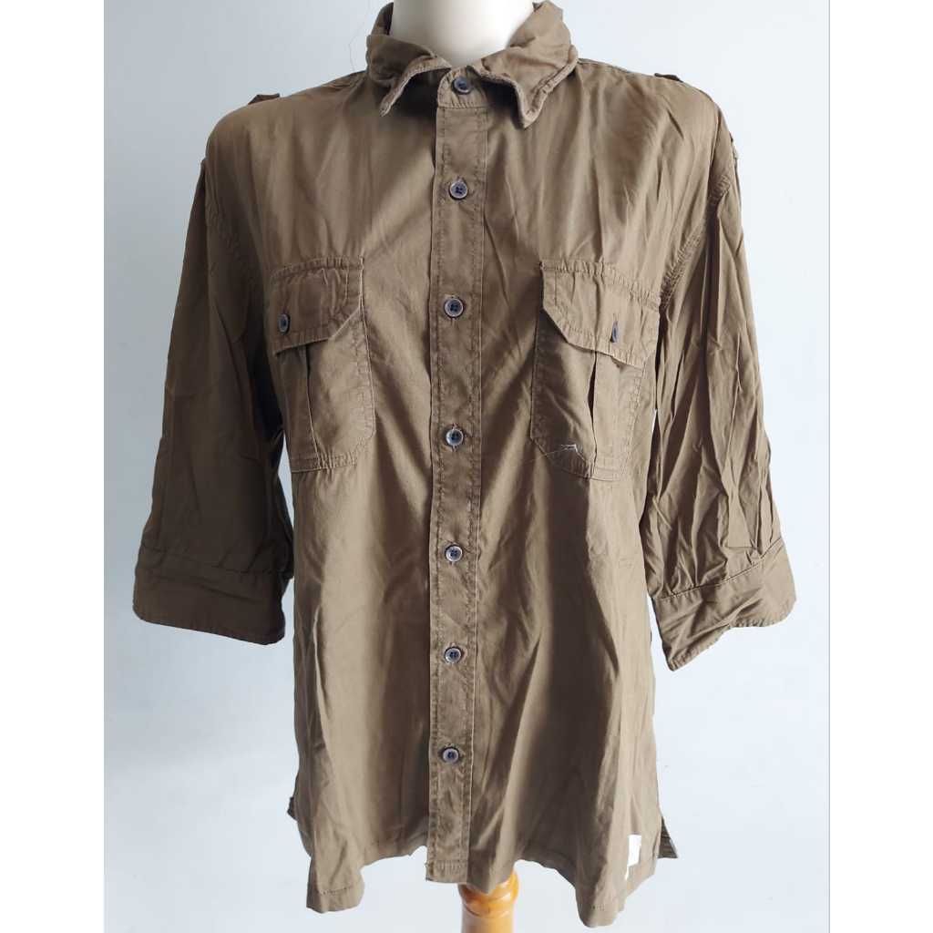 PRELOVED/PL- KEMEJA WANITA-KEMEJA R4GEBLUE/OLIVE-POLOS