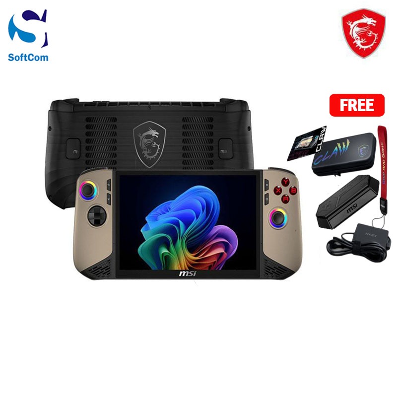 MSI Claw 8 AI+ A2VM - Konsol Game Portabel 8" Windows 11 Hitam