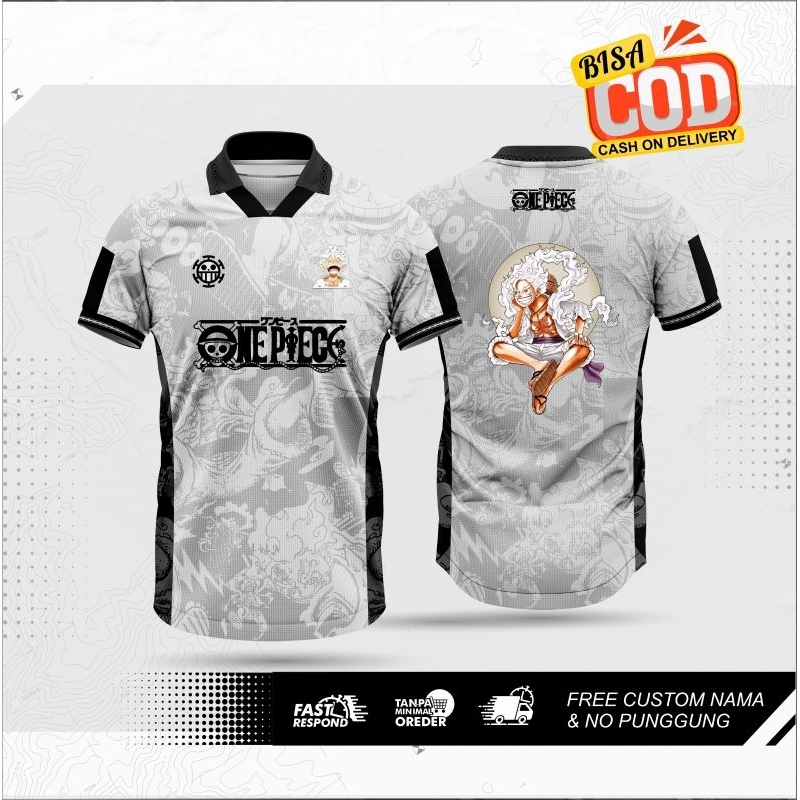 Jersey One Piece / Kaos One Piece / Baju One Piece / Kaos Anime One Piece