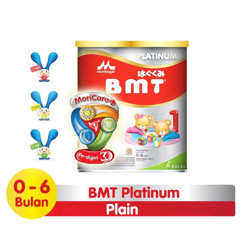 BMT Platinum Morinaga - Susu Formula Bayi 0-6 Bulan [JAKSEL]