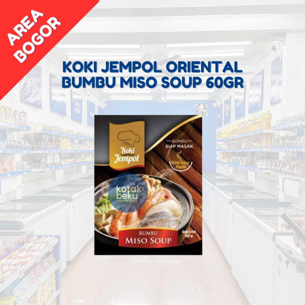 

KOKI JEMPOL - MASAKAN ORIENTAL - BUMBU MISO SOUP 60GR