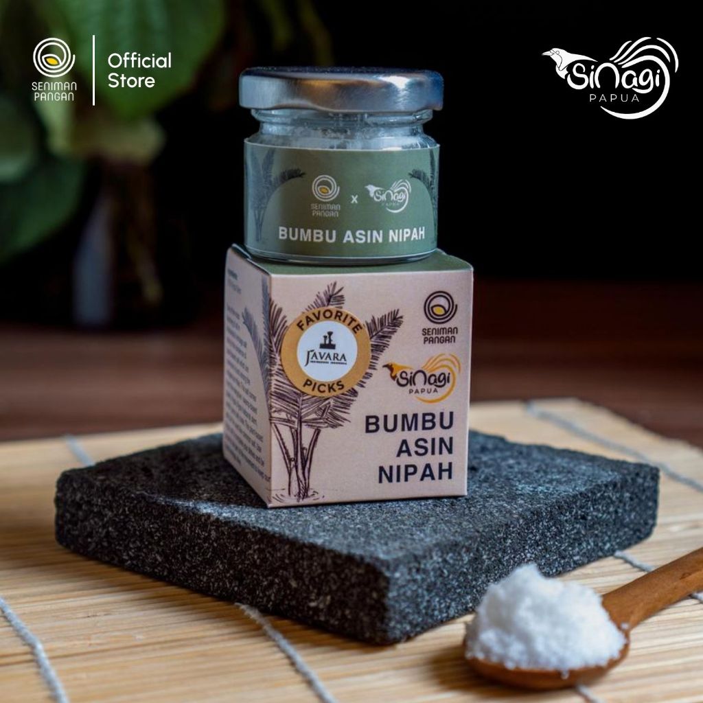 

Seniman Pangan x Sinagi Papua - Bumbu Asin Nipah | Papua Nypa Salt | Plant-Based Salt | Garam Nipah Rendah Natrium