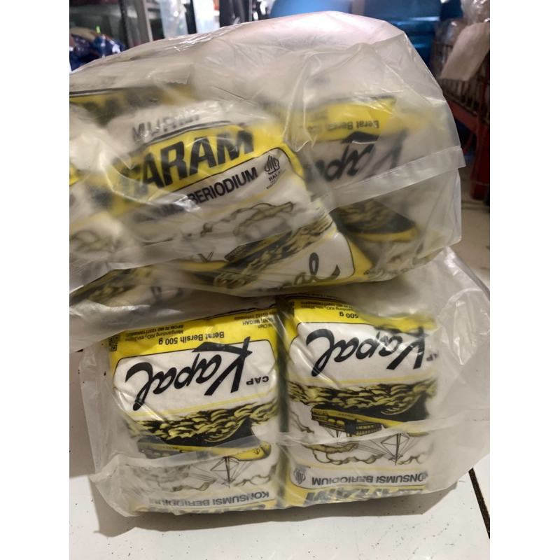 

Garap cap kapal bal, 250gr, 500gr, “Garam Cap Kapal – Rahasia Rasa Masakan Lezat yang Selalu Dicari!”
