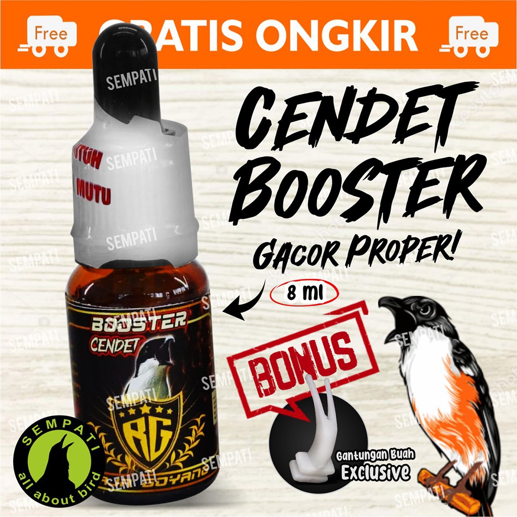 SEMPATI Booster Cendet Raja Goyang Rg Vitamin Burung Cendet Bentet Pentet Toet Vitamin Gacor Penggac
