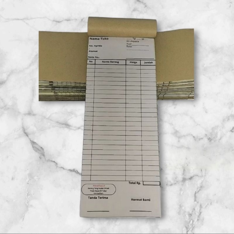 

nota 2 fly dan 1 fly ukuran panjang