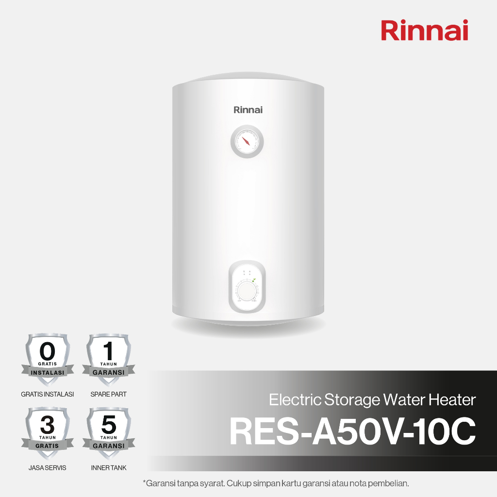 RINNAI RESA50V10C water heater Horizontal 50 liter/ Rinnai RES-A50V-10C / Water Heater Rinnai RES A5