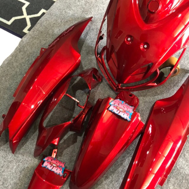 body mio smile merah maroon / body set halus mio smile merah maroon / mio smile