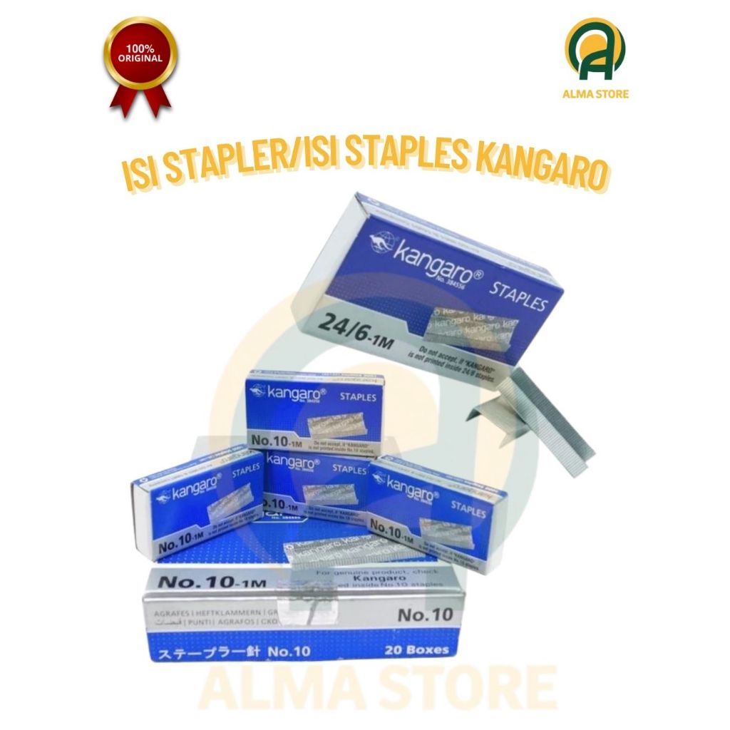 

Isi Stapler / Staples Kangaro
