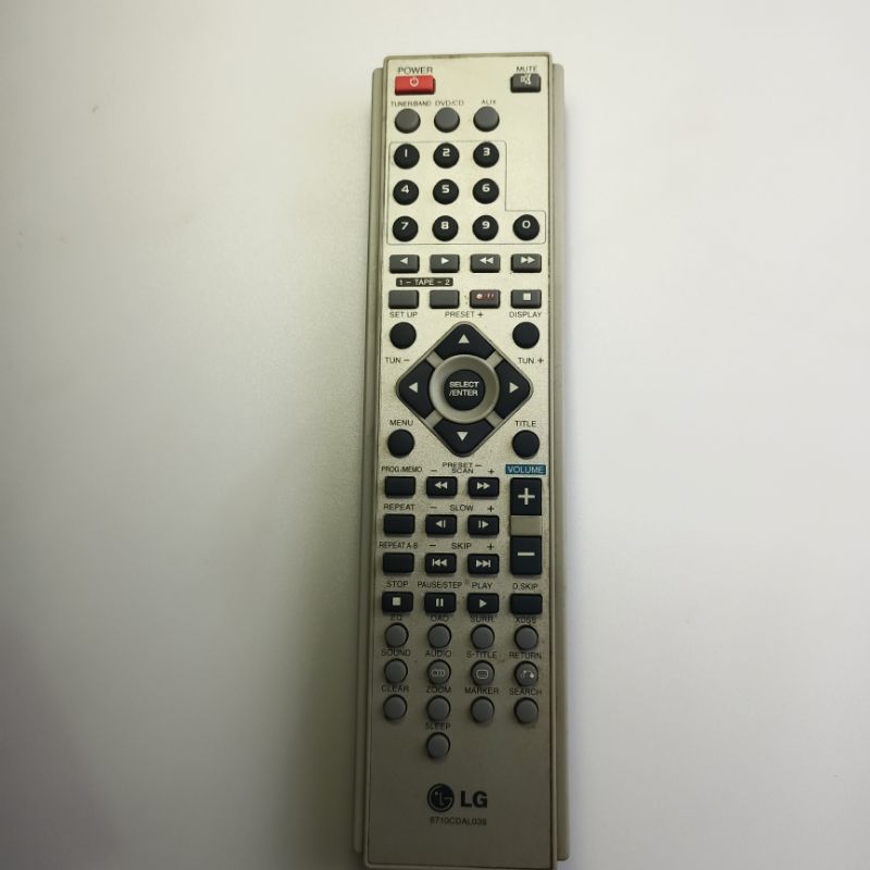 REMOTE CONTROL HIFI COMPO LG