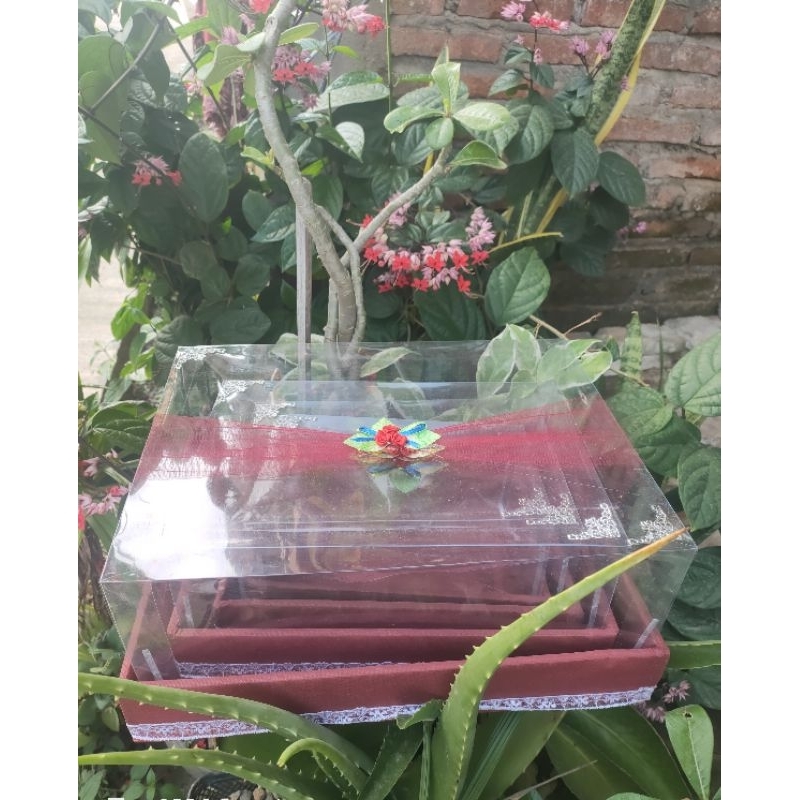 

Kotak Seserahan Pernikahan Set Lengkap Isi 4 Box Hantaran Parcel Mika