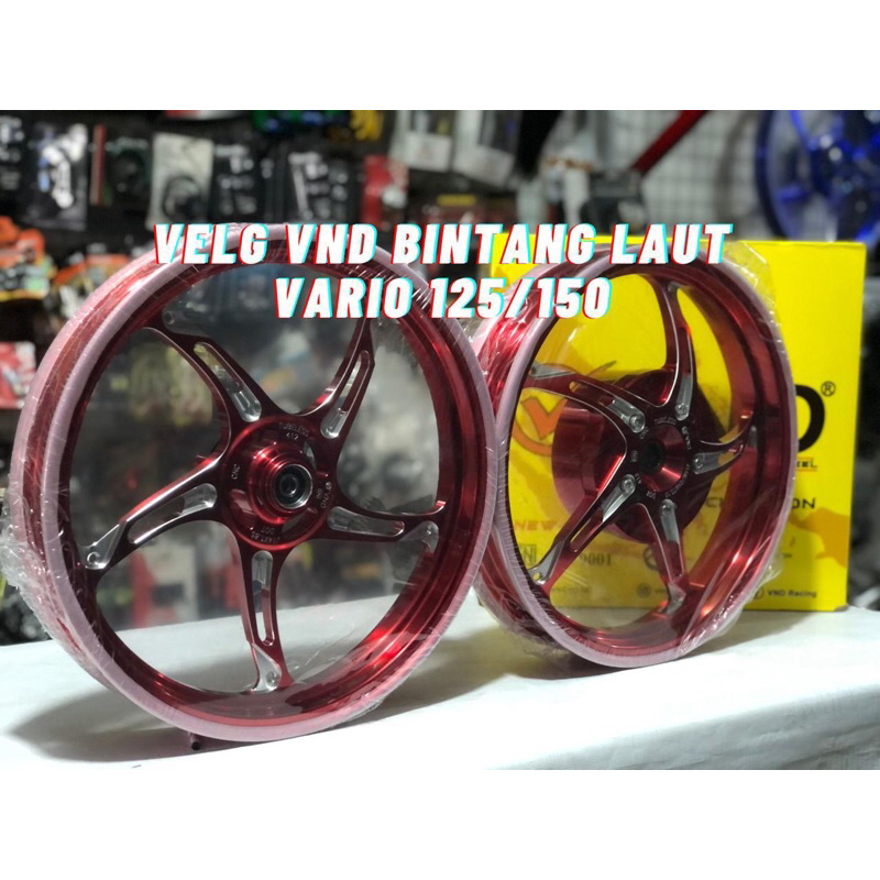 VELG VND BINTANG LAUT VARIO 125/150 MERAH