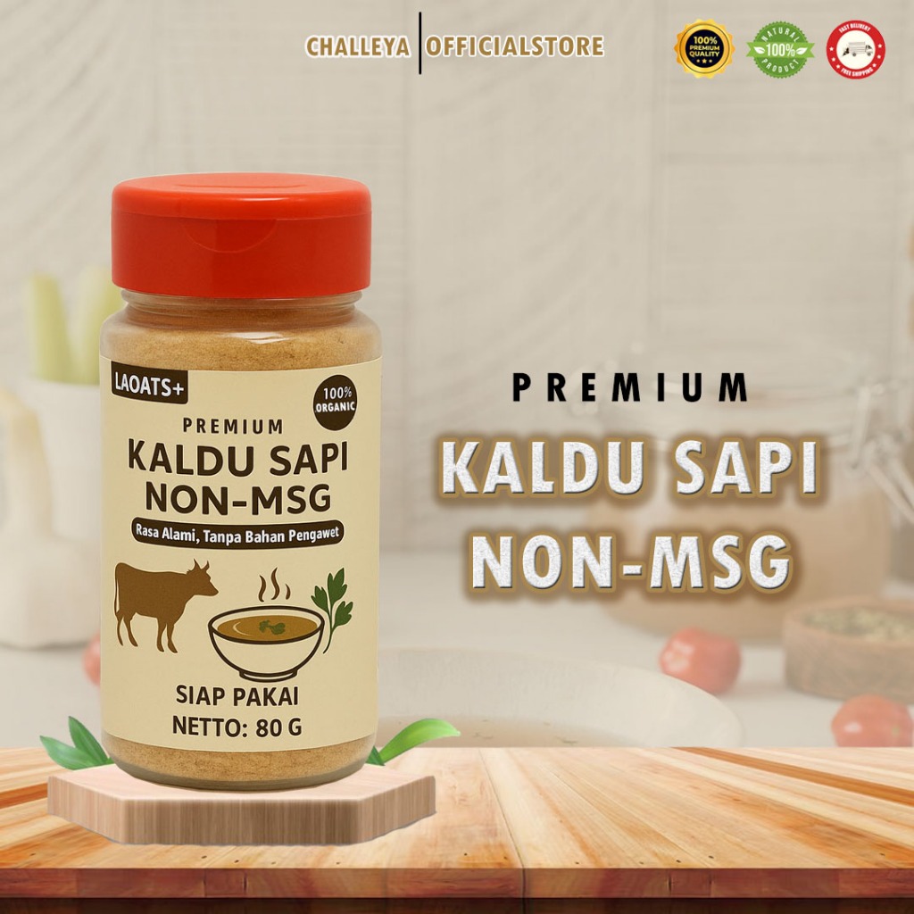 

Kaldu Sapi Bubuk Non MSG Non Pengawet Masakan Lezat Sehat Laoats