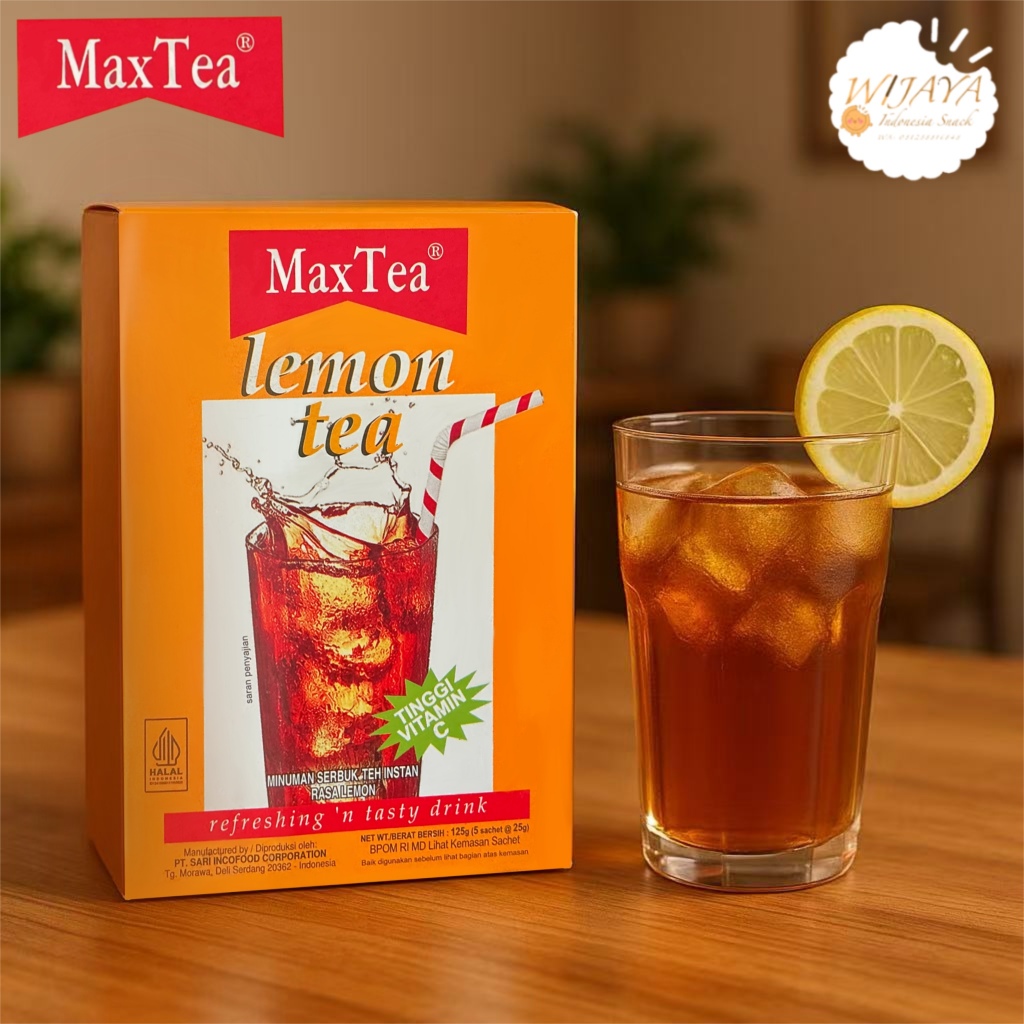 

【Varian Baru!】MaxTea Lemon Tea (5 Sachet)/125gram