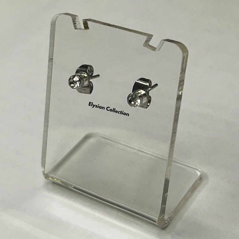 ANTING PRIA TUSUK | ANTING PRIA BERLIAN CLEAR | FREE PACKING BUBBLE WRAP