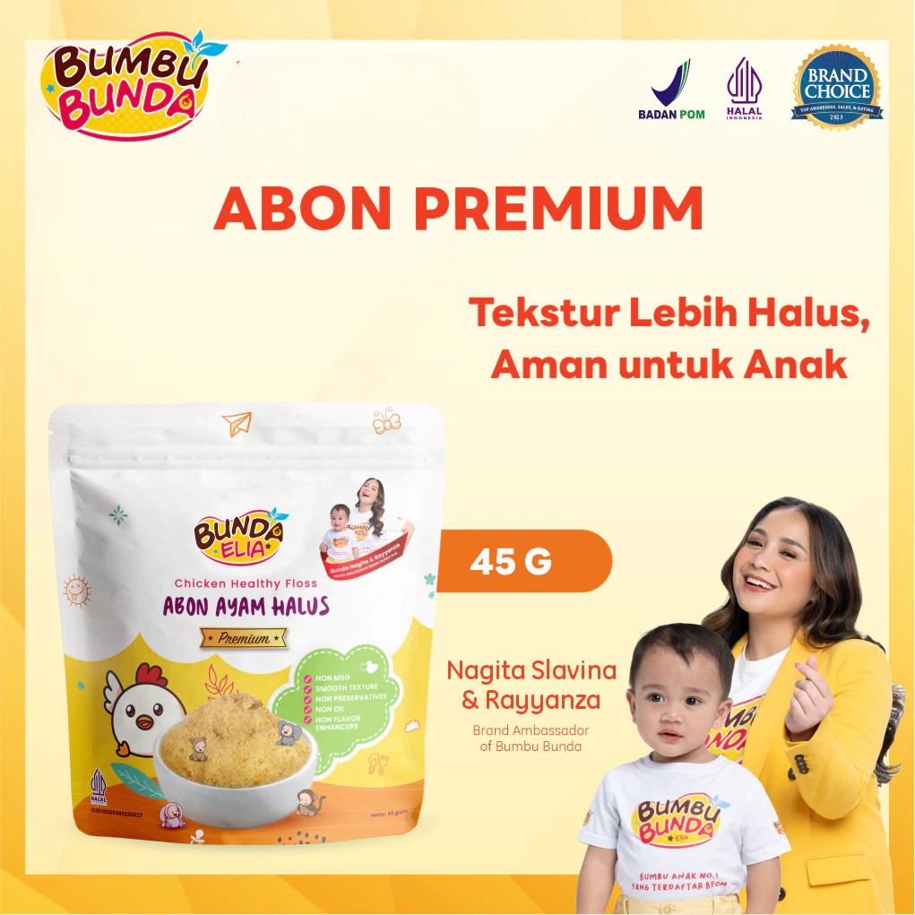 

Bumbu Bunda Elia Abon Sapi MPASI / Abon Ayam / Abon MPASI / Abon Bayi