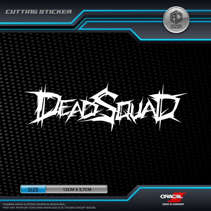 

Sticker Cutting Band DeadSquad Stiker Mobil Motor Laptop