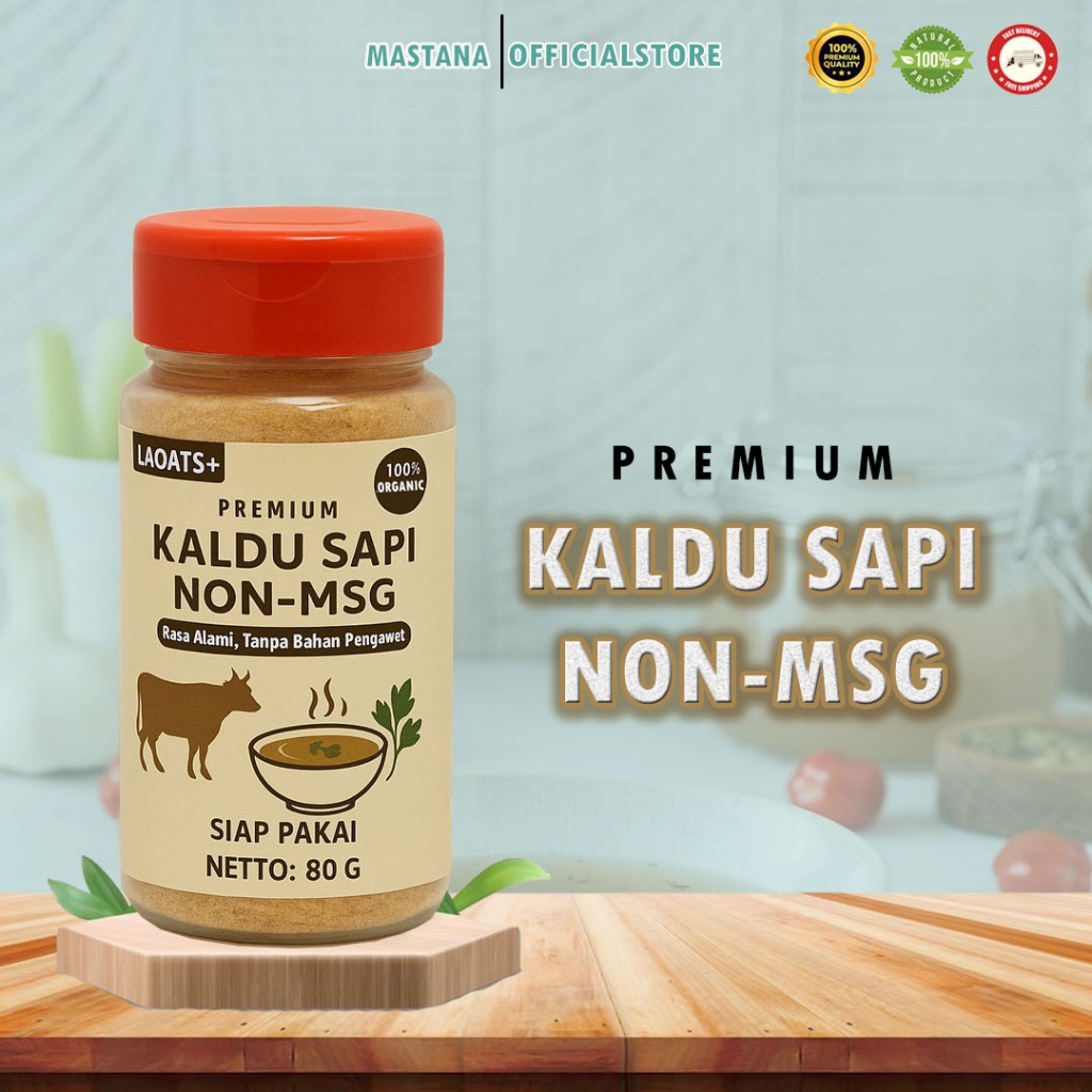 

Kaldu Sapi Bubuk Non MSG Non Pengawet Masakan Lezat Sehat Laoats