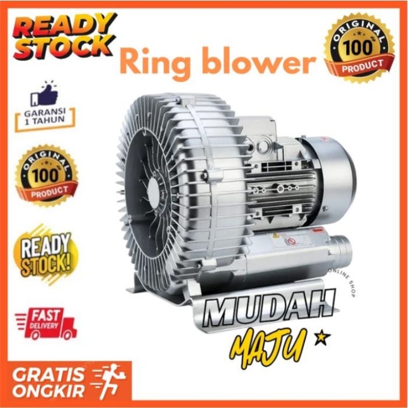 Ringblower 3Hp 380V Ring Blower 3Hp Ring Blower 2,2Kw Blower Kolam 3Hp - 1 phase