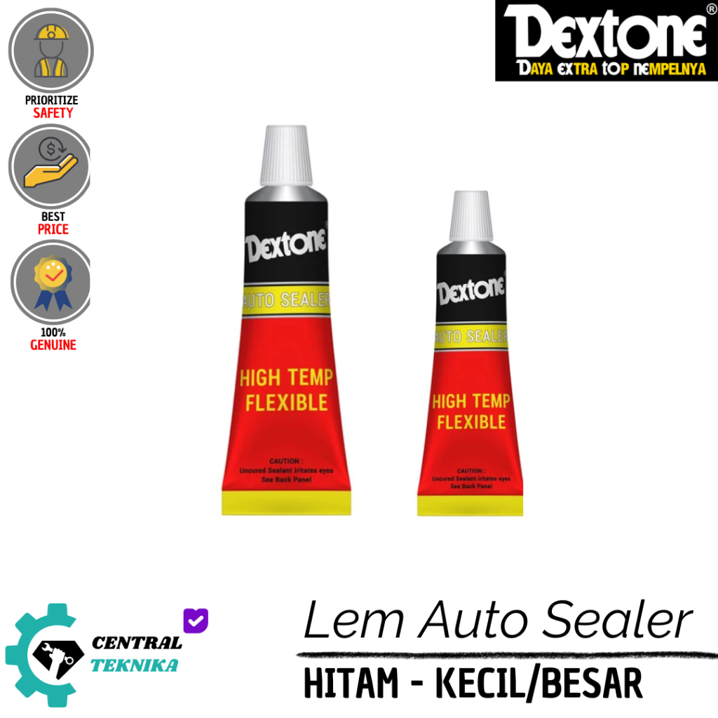 Lem Auto Sealer Hitam Dextone