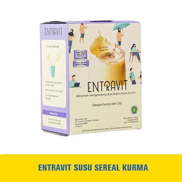

Classica2106 Entravit Susu Bubuk Sereal Dan Oat Cereal And Oat150 Gr - Matcha Kurma Vanilla Cokelat