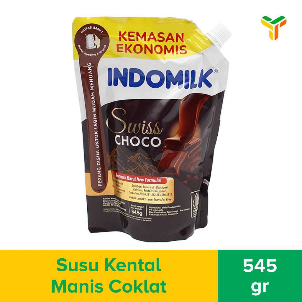 

Indomilk Kental Manis Cokelat Pouch 545G