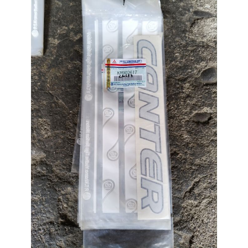 stiker label canter original Mitsubishi