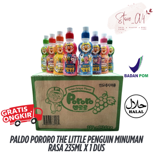 

Paldo Pororo The Little Penguin Minuman Rasa 235ml x 1 Dus