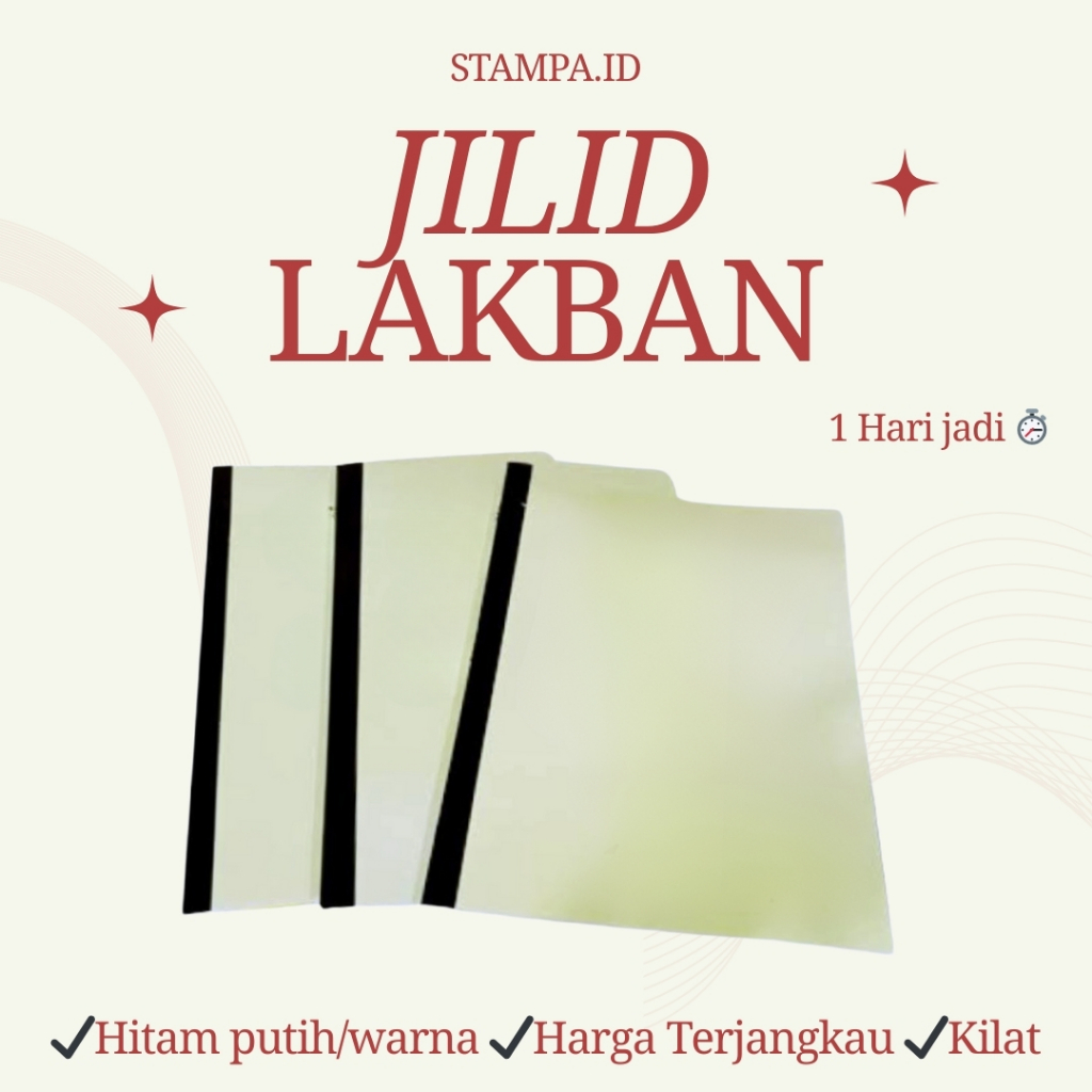 

Jilid lakban - Tanpa/dengan Mika (bagian depan) dan buffalo warna (bagian belakang)