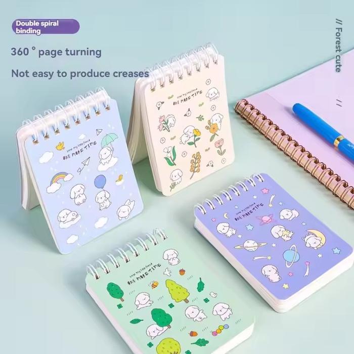 

DELI - NOTES SPIRAL / BUKU SAKU / BUKU CATATAN MINI L98100 75X102MM 100 SHEET FOREST CUTE