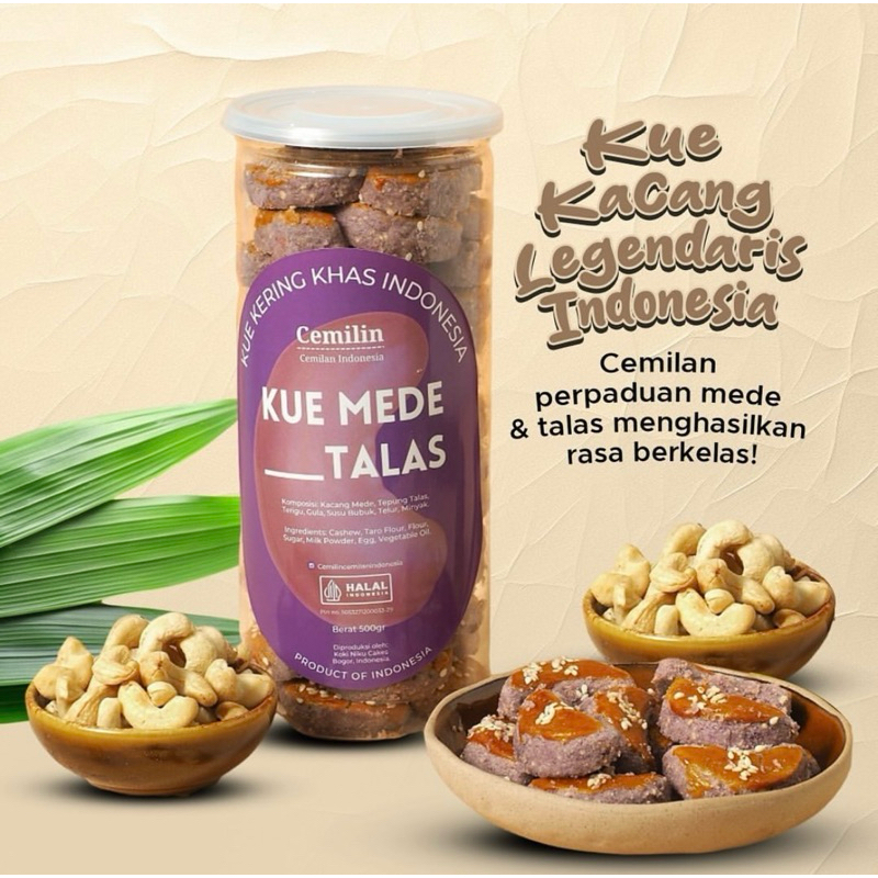 

kue kacang mede & kacang tanah original & talas