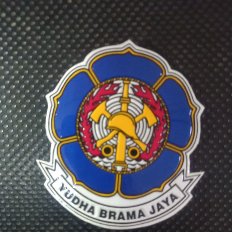 

stiker embos logo Pemadam