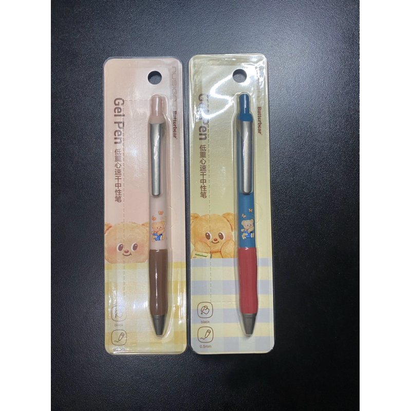 Nusign Gel Pen Butter Bear Special Edition - Tinta Hitam