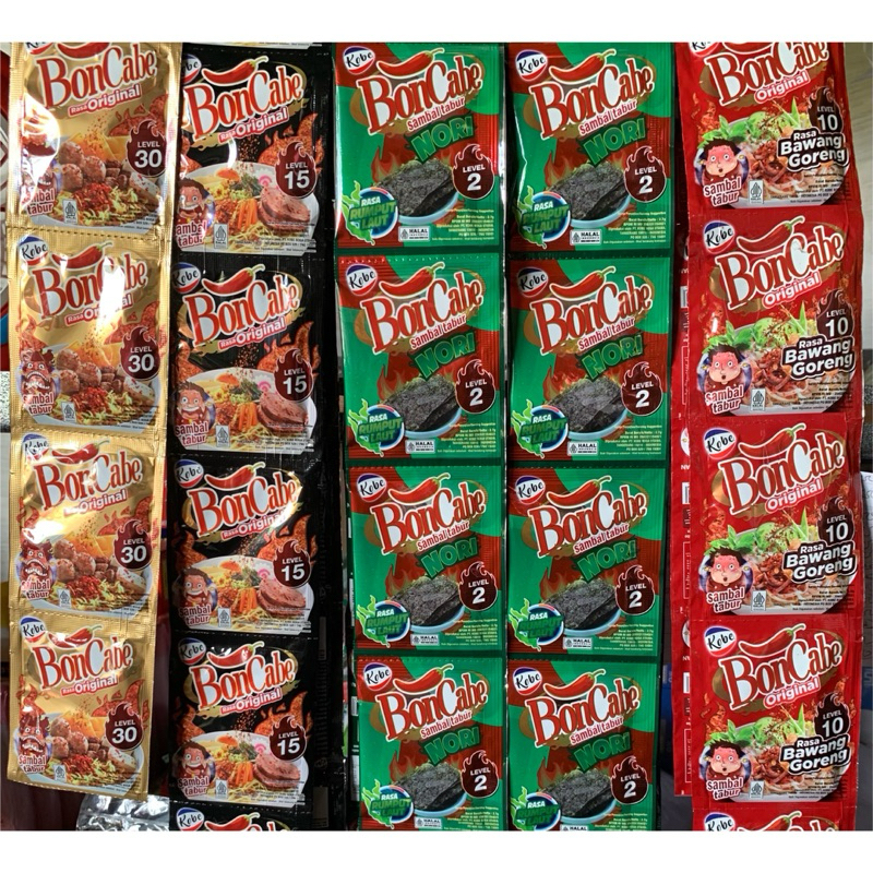 

Kobe BonCabe sambal pedas tabur