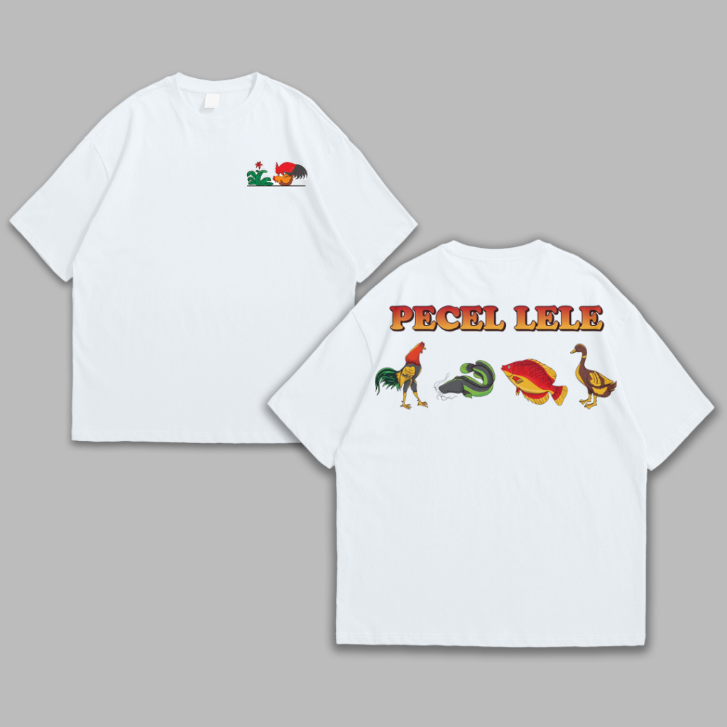 Kaos pecel lele//Tshirt unik mangkok ayam//baju Distro simple//Atasan keren cocok untuk Pria dan Wan