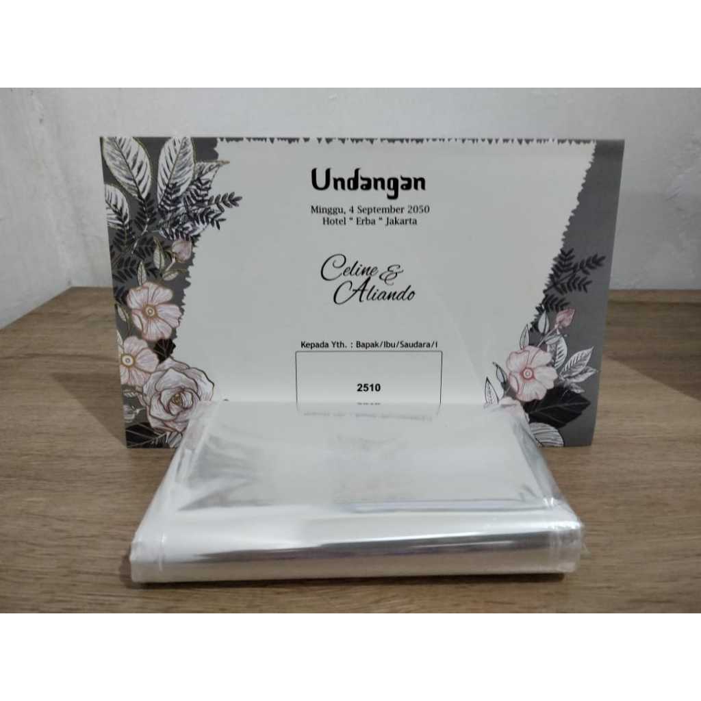 2510 ERba Blangko Undangan Kosongan + Plastik OPP