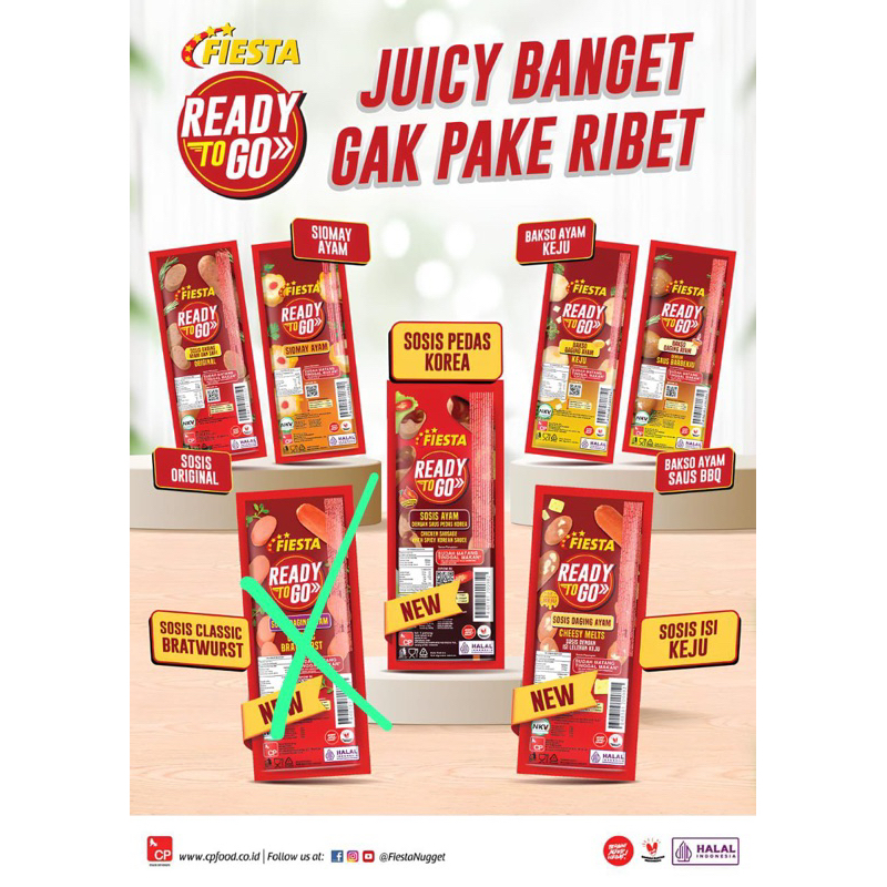 FIESTA READY TO GO SAUSAGES SOSIS/SIOMAY/BAKSO